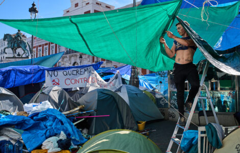 Spain Housing Protest